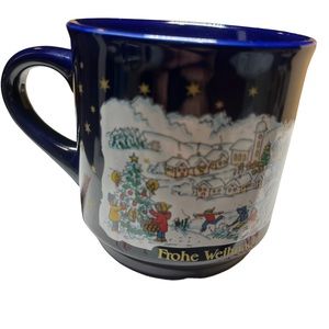 Mohaba GmbH Porcelain Mug, German Christmas, Frohe Weihnachten